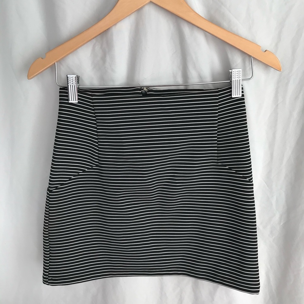 Top Shop Striped Pencil Skirt
